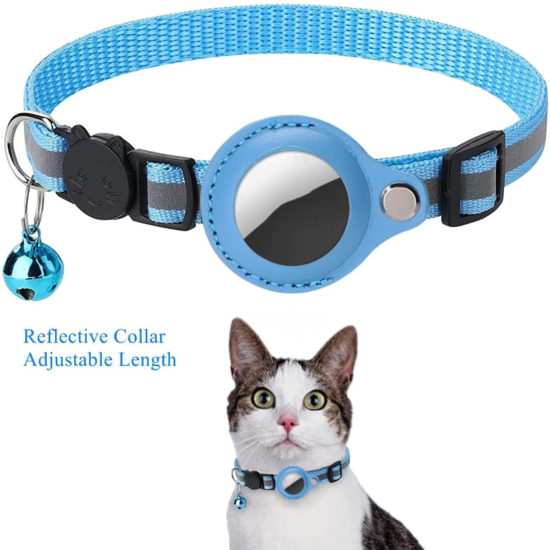 Waterproof Anti-Lost Cat Collar with Airtag: Reflective & Protective